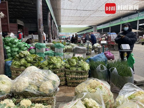 成都農產品中心批發市場 蔬菜肉類供應充足，部分區域實行限時交易